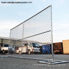 Galvanized Construction Barrier Temporary Chain Link Fence Panels